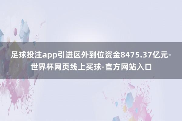 足球投注app引进区外到位资金8475.37亿元-世界杯网页线上买球-官方网站入口