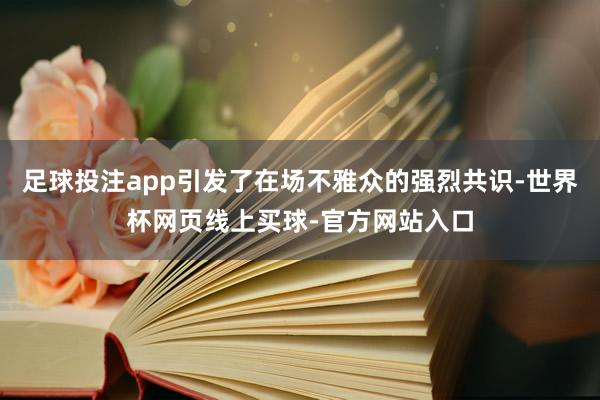 足球投注app引发了在场不雅众的强烈共识-世界杯网页线上买球-官方网站入口